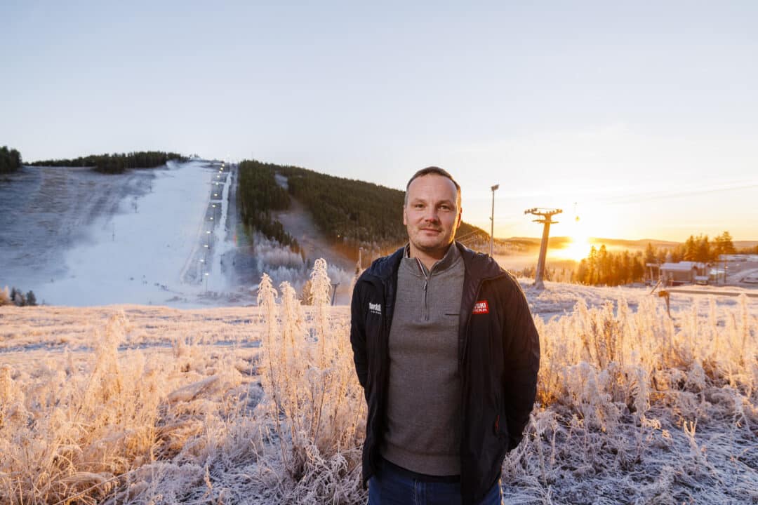 He is the new CEO of Storklinten ski resort